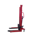 1000kg 2t hydraulic manual hand stacker forklift